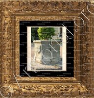 cadre-ancien-or-de BOUBERS_Blason sculpté sur une fontaine d'Abbeville (Picardie)_France ()