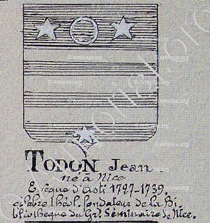 TODON_Armorial Nice. (J. Casal, 1903) (Bibl. mun. de Nice)._France (i)