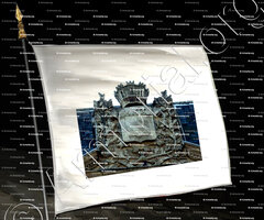 drapeau-ABBEVILLE_armoiries de la ville, Abbeville, Picardie_France