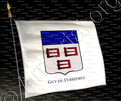 drapeau-GUY DE FERRIERES_Armorial Philippe de Fleury. Paris._France