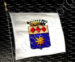 drapeau-BOUTECHOUX Comtes de Chavanes_Franche-Comté, Bourgogne._France.