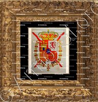 cadre-ancien-or-Don JUAN CARLOS I_Armas de Su Majestad el Rey, 1975._España