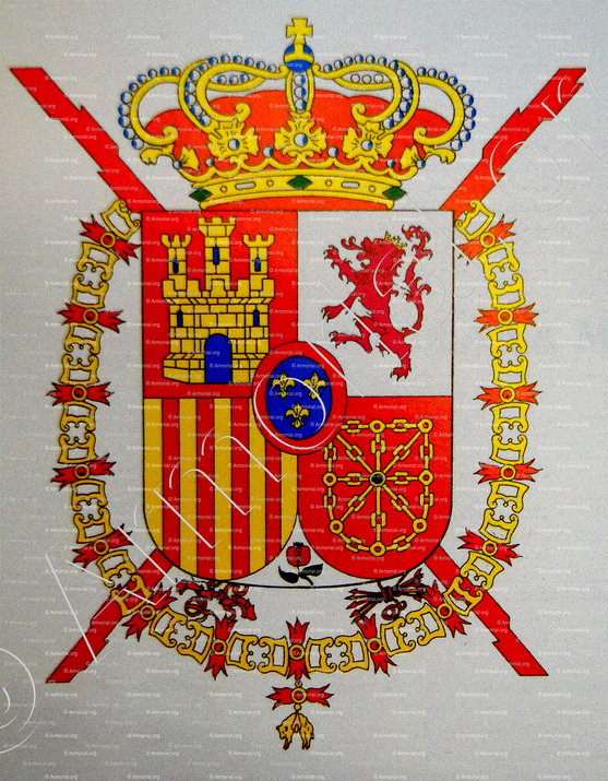 Don JUAN CARLOS I_Armas de Su Majestad el Rey, 1975._España