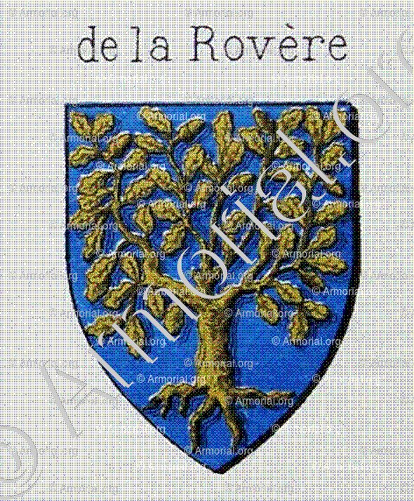de ROVERE _Genève avant 1535._Suisse