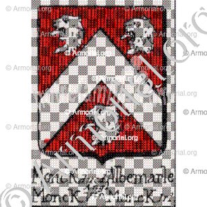 Monck duc d'Albemarle Angl