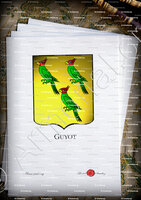 velin-d-Arches-GUYOT_Armorial Philippe de Fleury. Paris._France