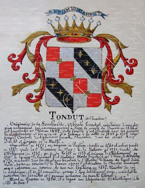 TONDUT_Armorial Nice. (J. Casal, 1903) (Bibl. mun. de Nice)._France (i)