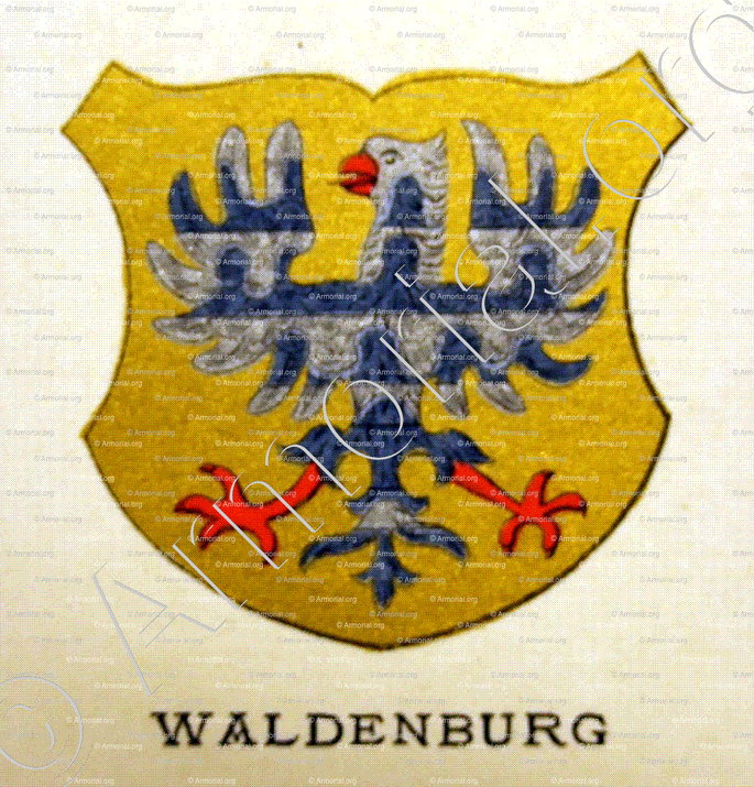 WALDENBURG_Wappenbuch der Stadt Basel . B.Meyer Knaus 1880_Schweiz 
