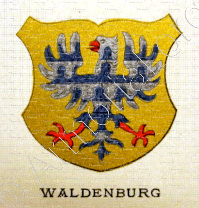 WALDENBURG_Wappenbuch der Stadt Basel . B.Meyer Knaus 1880_Schweiz 