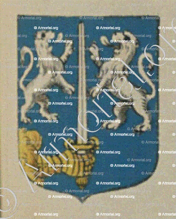 de VILLARS LUGEIN (Alsace)_Blason enregistré sous le règne de Louis XIV_France