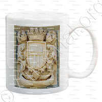 mug-ADAHUESCA_Escudo, villa de Adahuesca, Aragón_España