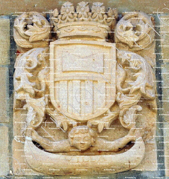 ADAHUESCA_Escudo, villa de Adahuesca, Aragón_España