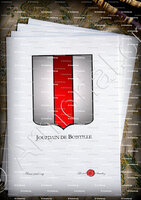 velin-d-Arches-JOURDAIN de BOISTILLE_Armorial Philippe de Fleury. Paris._France