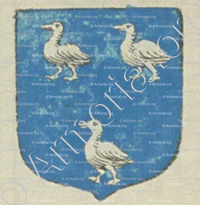 OCTEAU (La Rochelle)_Blason enregistré sous le règne de Louis XIV._France