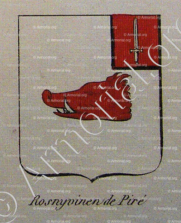 ROSNYVINEN DE PIRE_Noblesse d'Empire._France