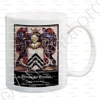 mug-CHAUVEL DES NOUETTES_Bretagne (Armoiries peinture par Lionel Sandoz)_France