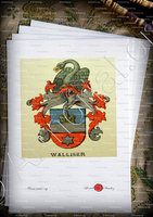 velin-d-Arches-WALLISER_Wappenbuch der Stadt Basel . B.Meyer Knaus 1880_Schweiz 