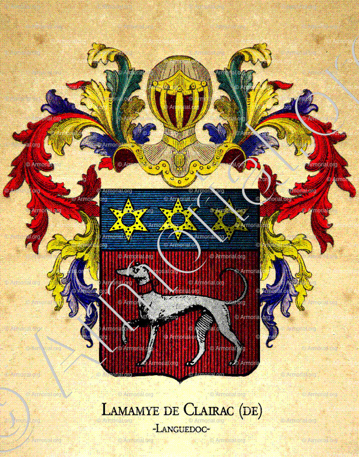LAMAMYE de CLAIRAC_Chevalier, Languedoc_France (ii)