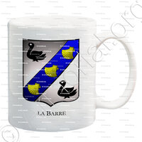 mug-La BARRE_Armorial Philippe de Fleury. Paris._France