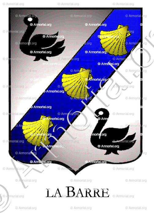 La BARRE_Armorial Philippe de Fleury. Paris._France