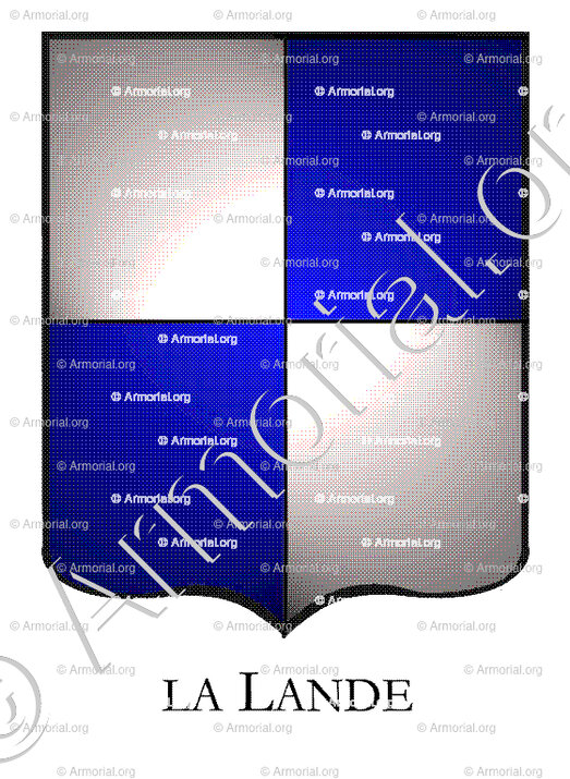 LA LANDE_Armorial Philippe de Fleury. Paris._France