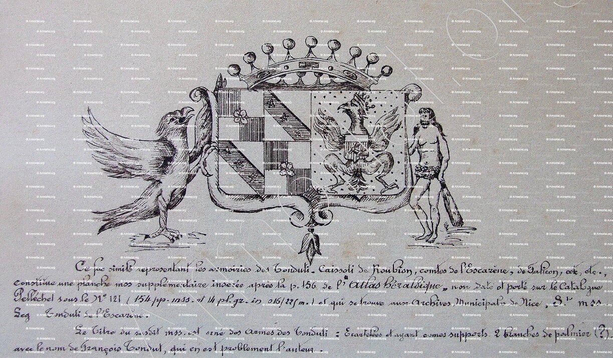 TONDUTI_Armorial Nice. (J. Casal, 1903) (Bibl. mun. de Nice)._France