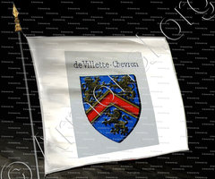 drapeau-de VILLETTE-CHEVRON _Genève avant 1535._Suisse