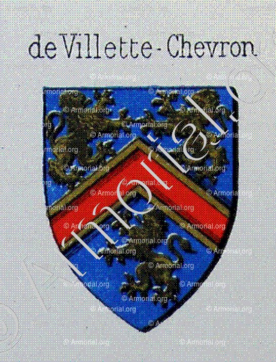 de VILLETTE-CHEVRON _Genève avant 1535._Suisse
