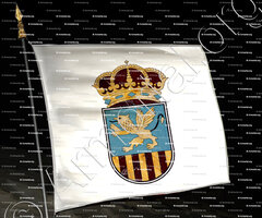 drapeau-AL HAYYARAYN_escudo, Casa Cosistorial, Alfajarin, Zaragoza, Aragón_España