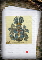 velin-d-Arches-WASSEMANN_Wappenbuch der Stadt Basel . B.Meyer Knaus 1880_Schweiz 