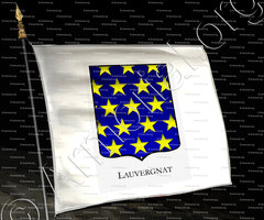 drapeau-LAUVERGNAT_Armorial Philippe de Fleury. Paris._France