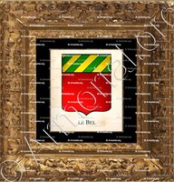 cadre-ancien-or-LE BEL_Armorial Philippe de Fleury. Paris._France