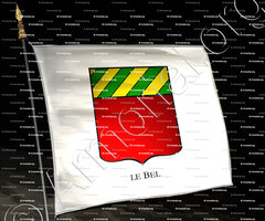 drapeau-LE BEL_Armorial Philippe de Fleury. Paris._France