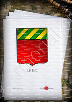 velin-d-Arches-LE BEL_Armorial Philippe de Fleury. Paris._France