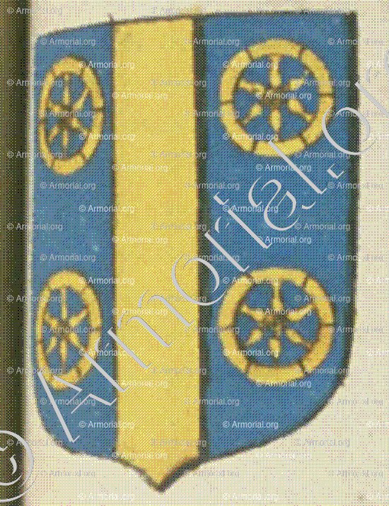 PAGES du TREINES (La Rochelle)_Blason enregistré sous le règne de Louis XIV._France