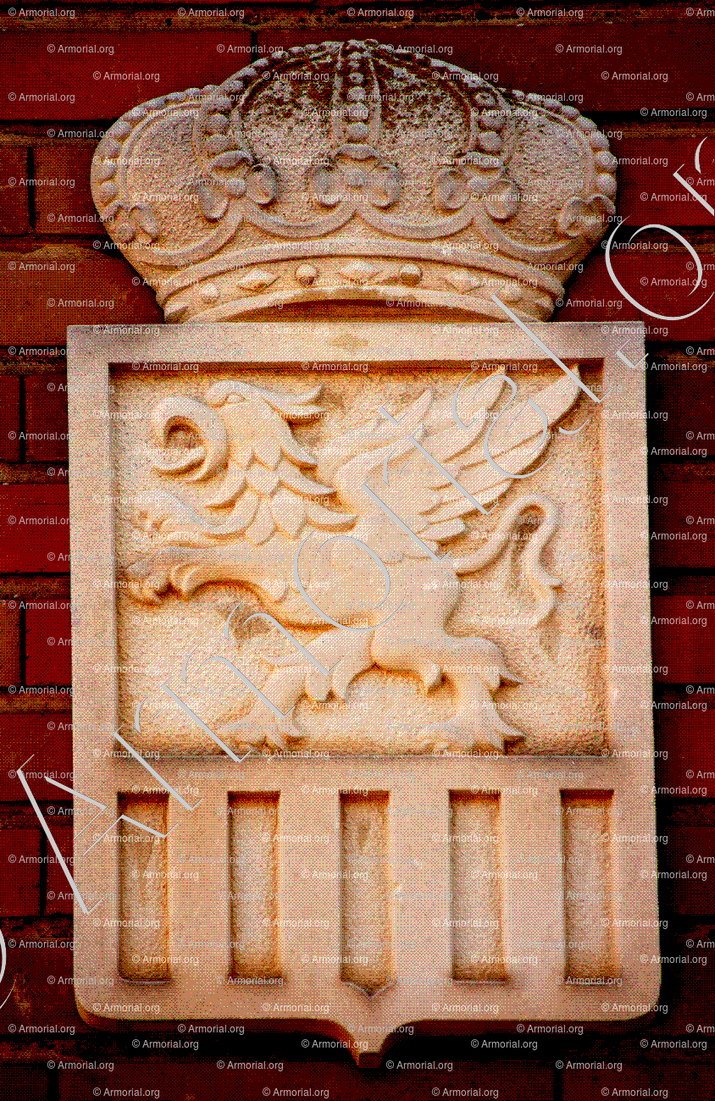 ALFAJE_Edificio Ben Alfaje, escudo de la villa de Alfajarin, Zaragoza, Aragón_España