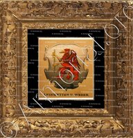 cadre-ancien-or-WEBER_Wappenbuch der Stadt Basel . B.Meyer Knaus 1880_Schweiz 