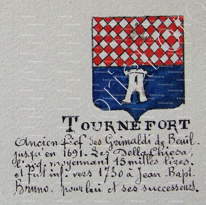 TOURNEFORT_Armorial Nice. (J. Casal, 1903) (Bibl. mun. de Nice)._France (i)