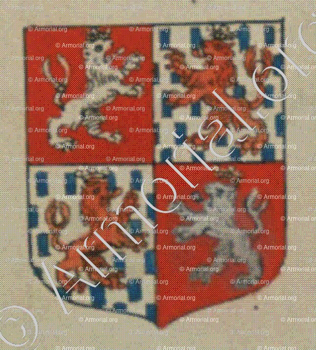de WANGEN femme de FLACHELAND (Alsace)_Blason enregistré sous le règne de Louis XIV_France