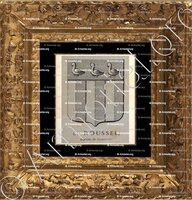 cadre-ancien-or-ROUSSEL (de)_Baron de Goderville_Normandie_France