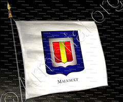 drapeau-MALVAULT_Armorial Philippe de Fleury. Paris._France