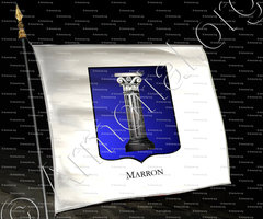 drapeau-MARRON_Armorial Philippe de Fleury. Paris._France