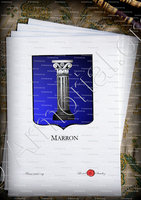 velin-d-Arches-MARRON_Armorial Philippe de Fleury. Paris._France