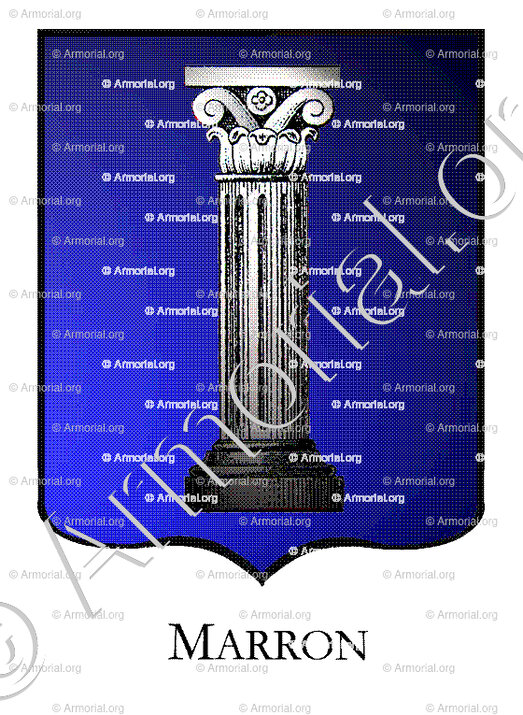 MARRON_Armorial Philippe de Fleury. Paris._France