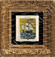 cadre-ancien-or-NAVE_Sicilia._Italia  