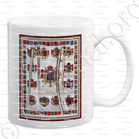 mug-ARMES & BLASONS_Fond de tableau à la demande pour présentation d'armes_Création Lionel Sandoz Armorial.org