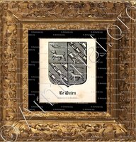 cadre-ancien-or-Le QUIEN de la NEUFVILLE_Boulonnais, Paris, Bordeaux._France