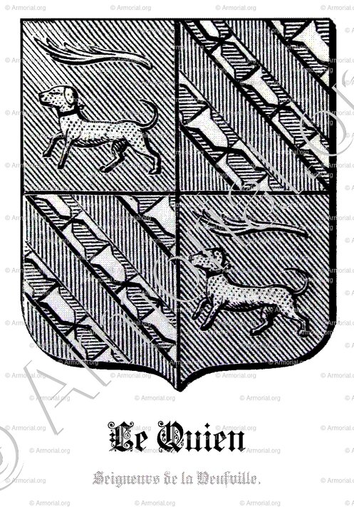 Le QUIEN de la NEUFVILLE_Boulonnais, Paris, Bordeaux._France