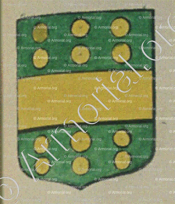 de WEISSENBROTTEN ve de RUEST (Alsace)_Blason enregistré sous le règne de Louis XIV_France