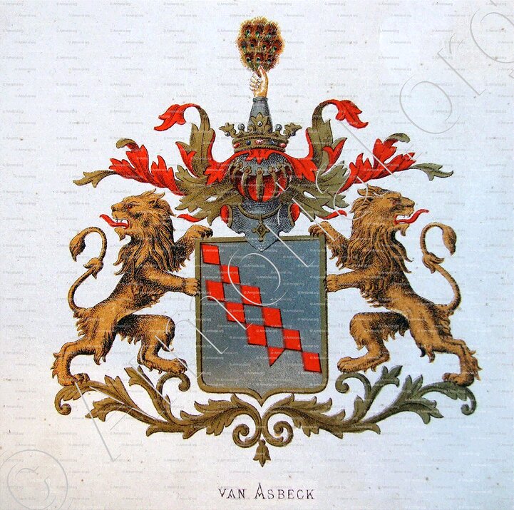 van ASBECK - Wapenboek van den Nederlandschen Adel. (J.B. Rietstap). - Nederland